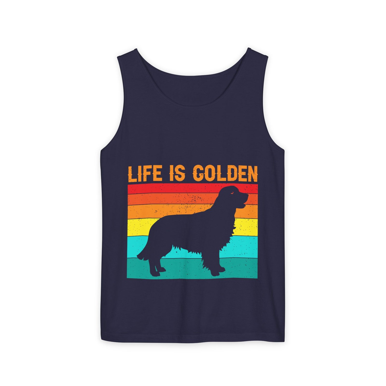 10645624196935906973_2048.jpeg Life Is Golden Tank Top - Image 1