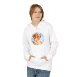 Golden Retriever Floral Portrait Hoodie — Cute Dog Lover Pullover - Image 3