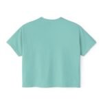 Cute Golden Retriever Illustration Women's Boxy Tee - Image 12