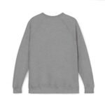 Minimal Black Raglan Sweatshirt — Classic Sponge Fleece Crew - Image 6