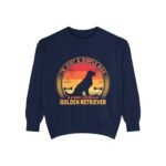 Golden Retriever Sweatshirt - "I'm Just a Simple Man Who Loves Golden Retriever" Retro Crewneck