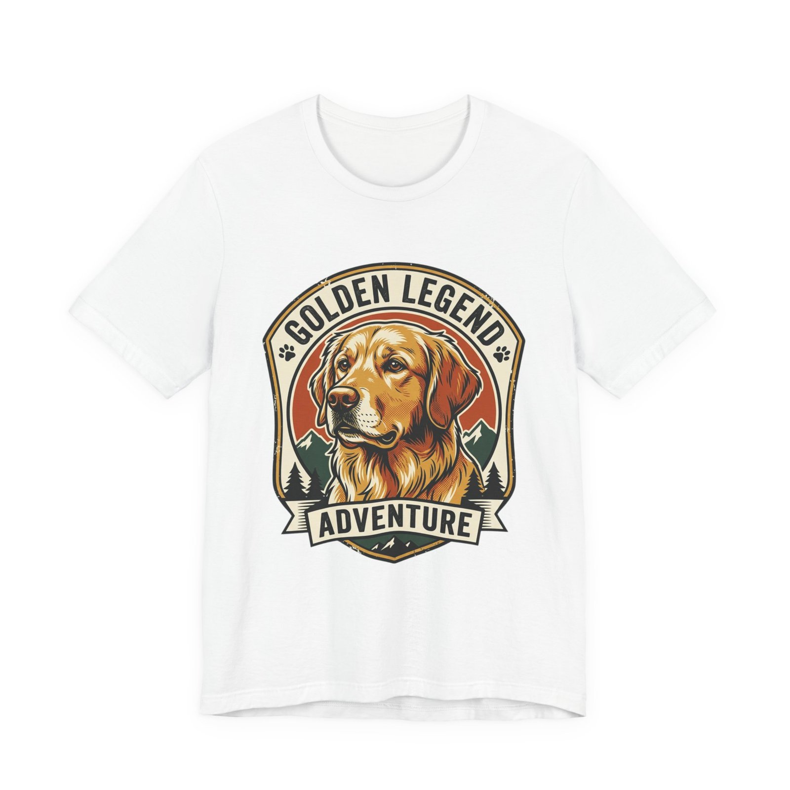 5009055611175692874_2048.jpeg Golden Retriever Adventure T-Shirt - Image 1