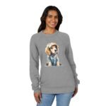 Minimal Black Raglan Sweatshirt — Classic Sponge Fleece Crew - Image 7